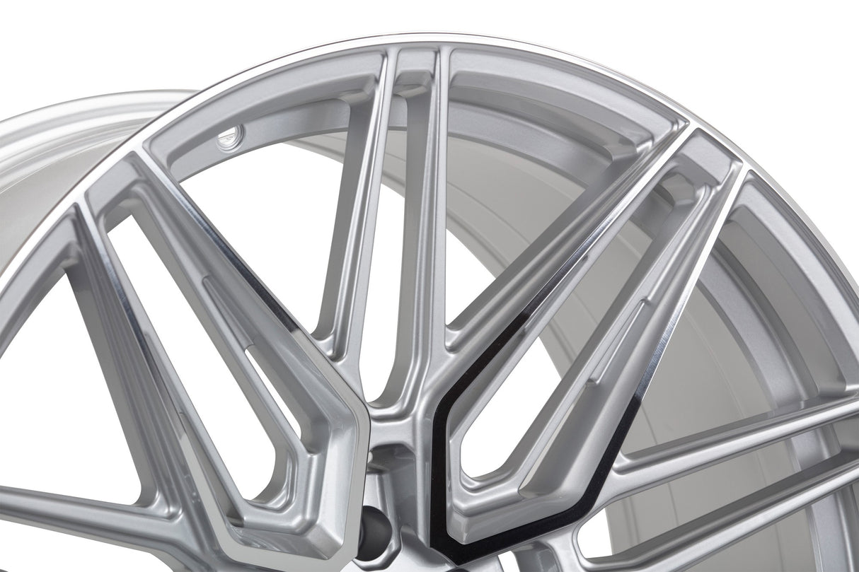 19" Vossen HF7 Silver Polished 19x8.5 19x9.5 Wheels Fits Mercedes W214 E Class