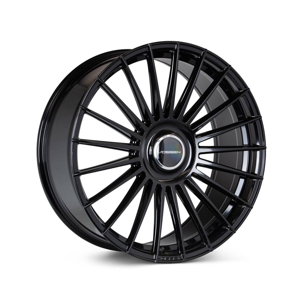 22" Vossen HF8 Gloss Black 22x9.5 Concave Wheels Rims Fits Chevrolet Suburban