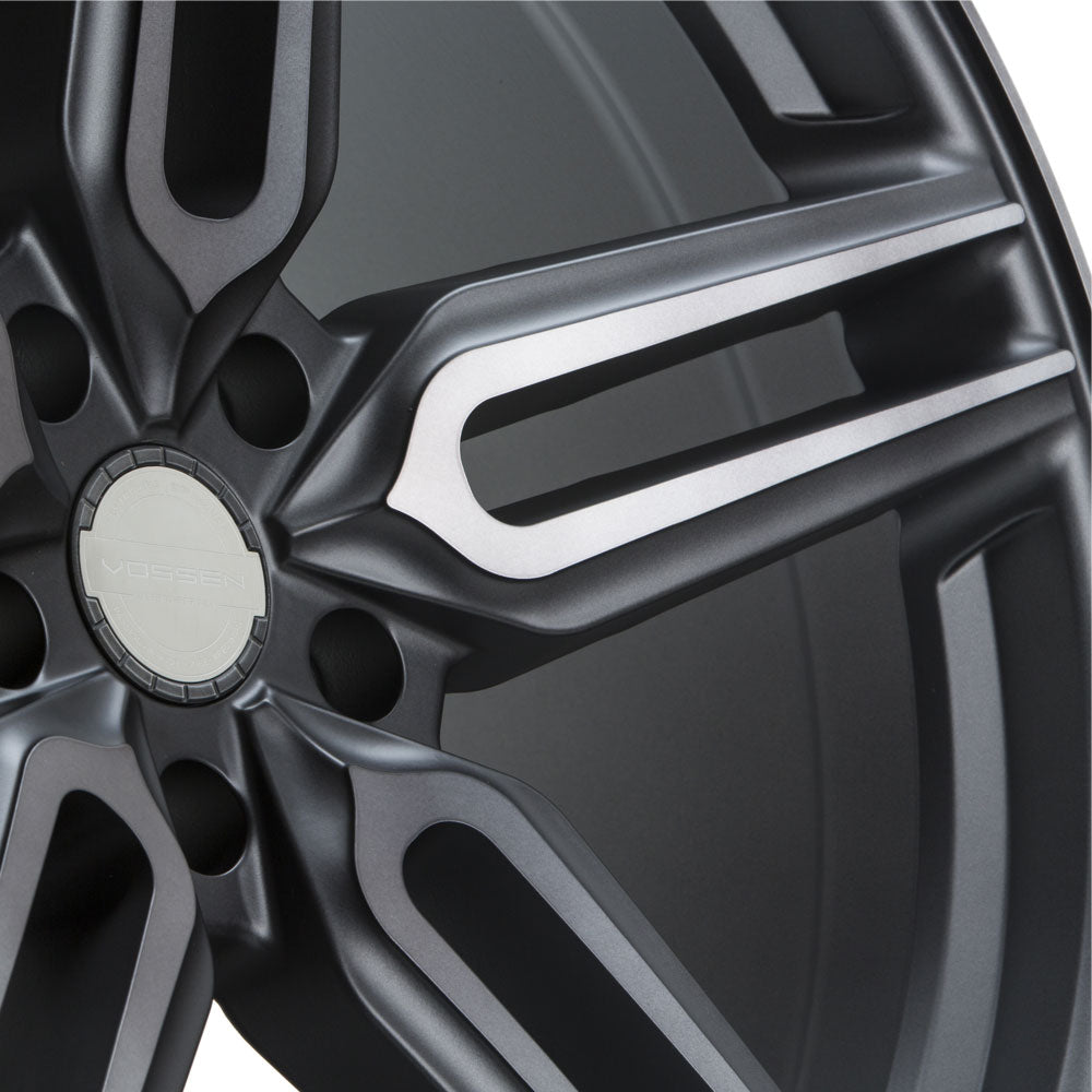 19" Vossen HF1 Grey 19x9 19x9 1344 Concave Wheels Rims Fits Mercedes-Benz GLA200