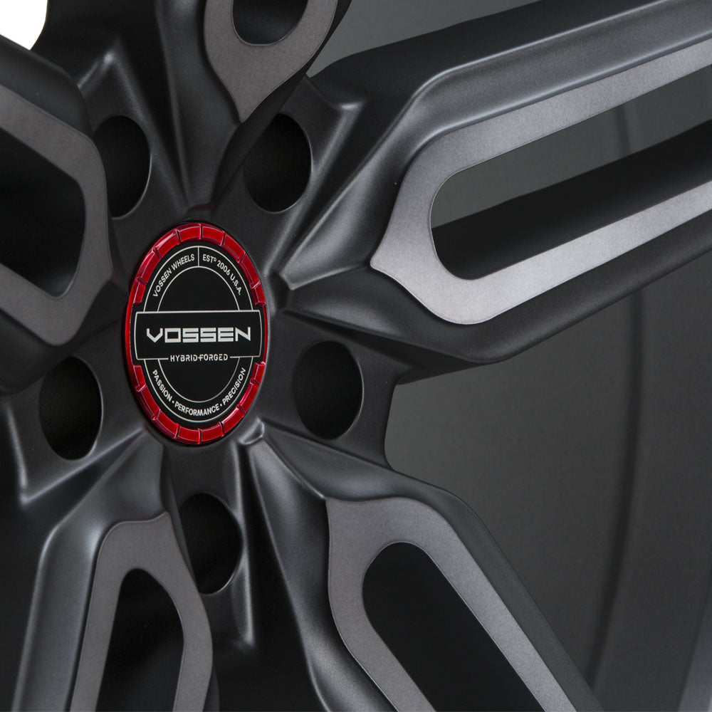 19" Vossen HF1 Grey 19x9 19x9 1343 Concave Wheels Rims Fits Mercedes-Benz GLC250