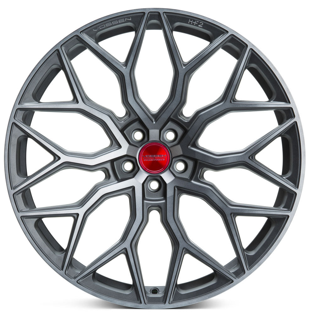 19" Vossen HF2 Grey 19X8.5 19X9.5 1306 Concave Wheels Rims Fits Mercedes-Benz C2