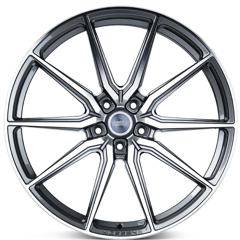22" Vossen HF3 Grey 22X9 22X11 1192 Concave Wheels Rims Fits Mercedes-Benz CL550