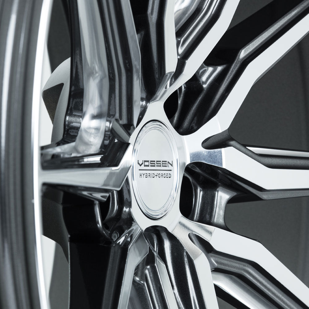 20" Vossen HF3 Grey 20X9 20X10 1131 Concave Wheels Rims Fits BMW 420 428 435 440