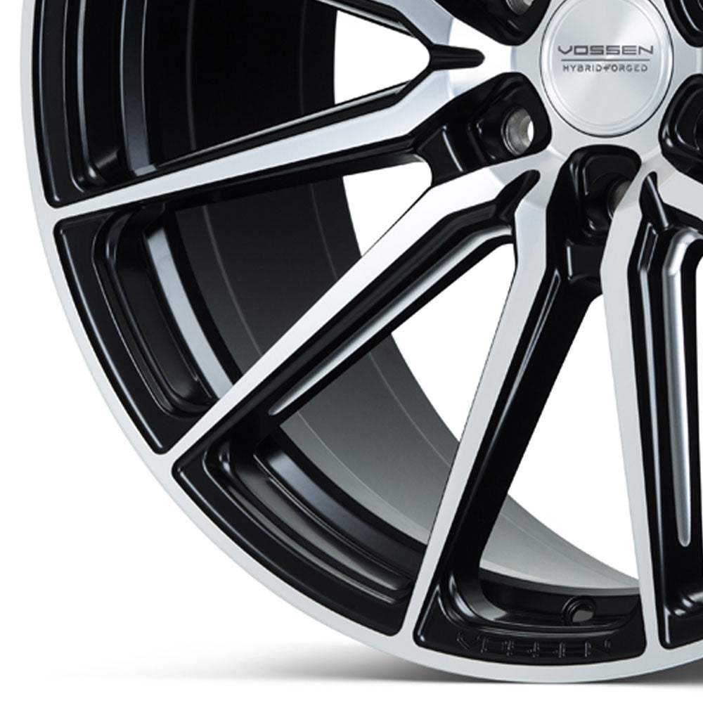 22" Vossen HF6-1 Brushed Matte Black 22x9.5 Concave Wheels Rims Fits Lexus GX460