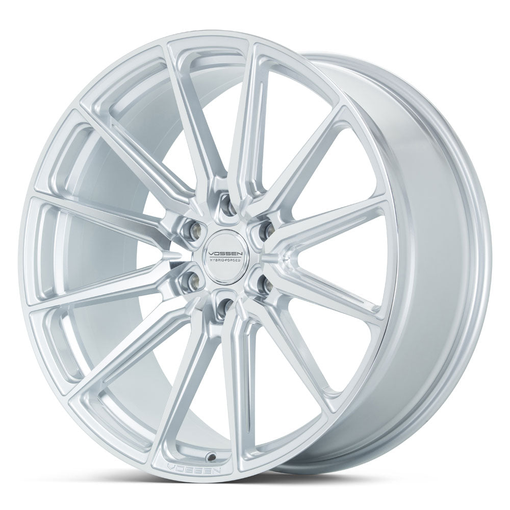 24" Vossen HF6-1 Silver Polished 24x10 Wheels Fits Chevrolet Silverado 1500