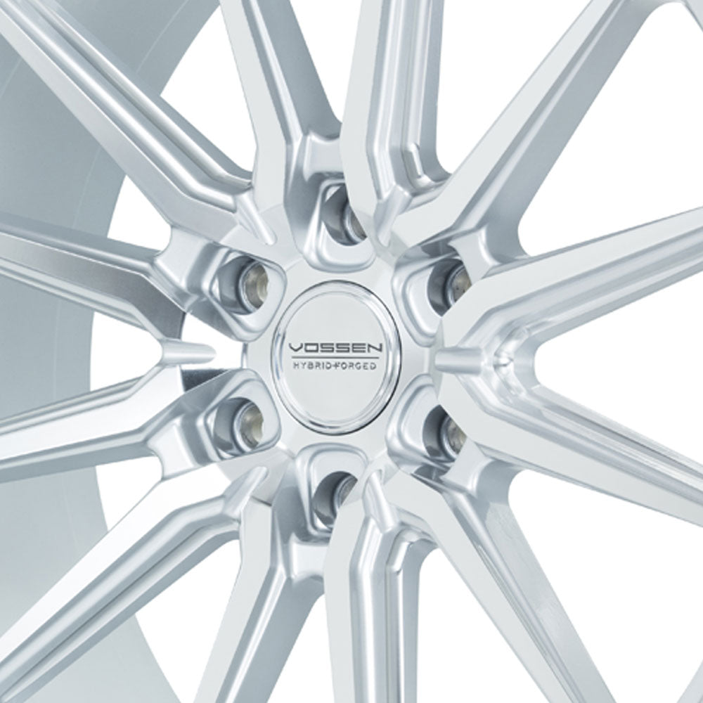 22" Vossen HF6-1 Silver Polished 22x9.5 Concave Wheels Fits Cadillac Escalade
