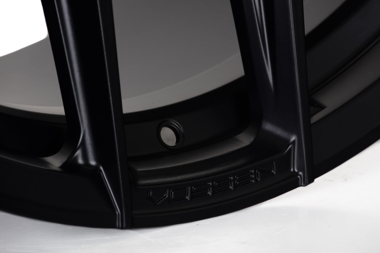 22" Vossen HF6-4 Satin Black 22x9.5 Concave Wheels Fits Toyota 4Runner 5th Gen