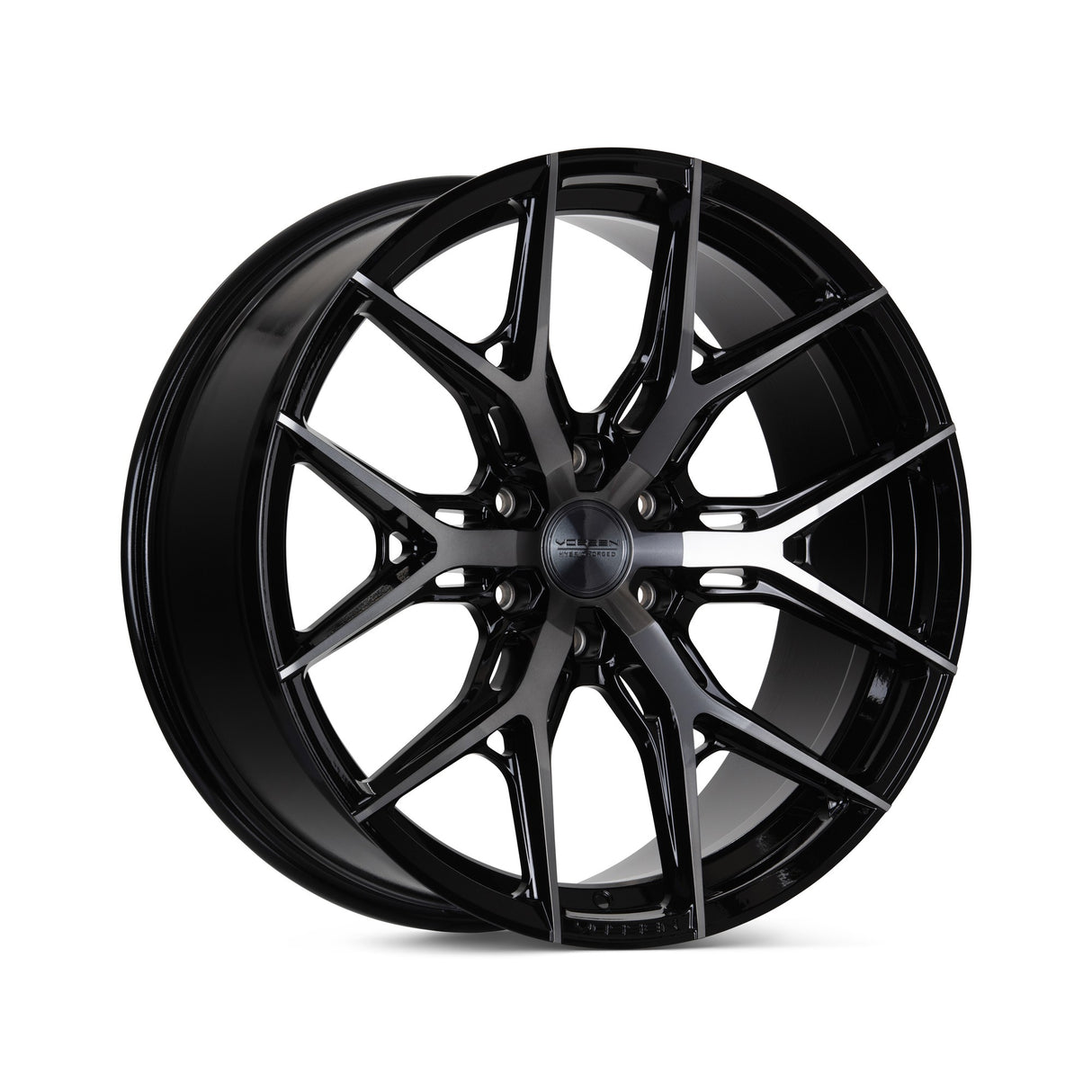 20" Vossen HF6-4 Tinted Black 20x9.5 Concave Wheels Rims Fits GMC Yukon Denali
