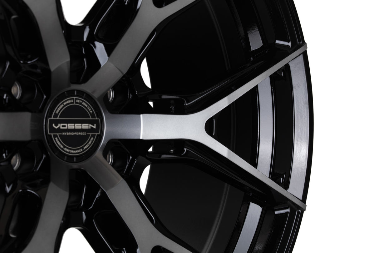 24" Vossen HF6-4 Tinted Black 24x10 Concave Wheels Rims Fits Chevrolet Suburban