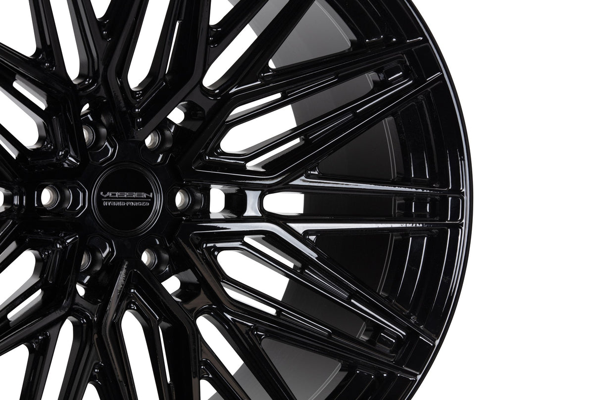 20" Vossen HF6-5 Gloss Black 20x9.5 Concave Wheels Rims Fits Lexus LX600 LX700h