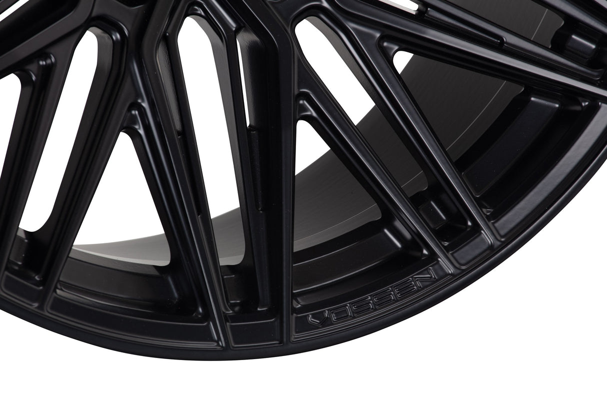 22" Vossen HF6-5 Satin Black 22x9.5 Concave Wheels Rims Fits Lexus GX470