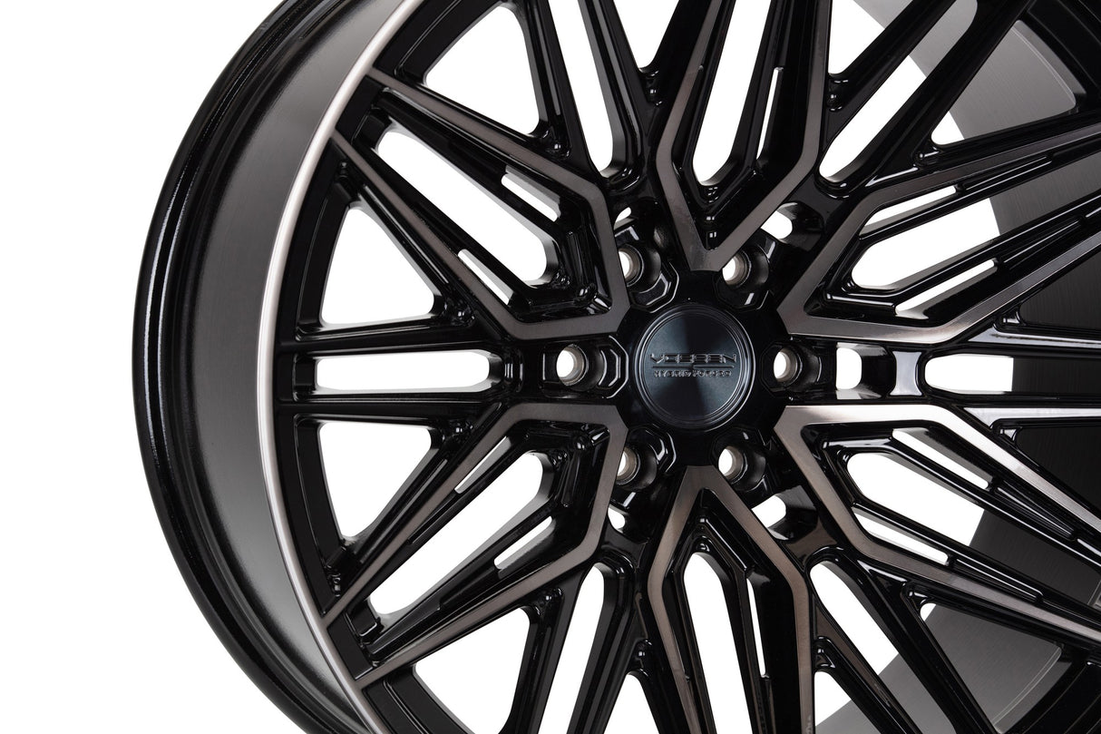 20" Vossen HF6-5 Tinted Gloss Black 20x9.5 Wheels Fits Toyota 4Runner 6th Gen
