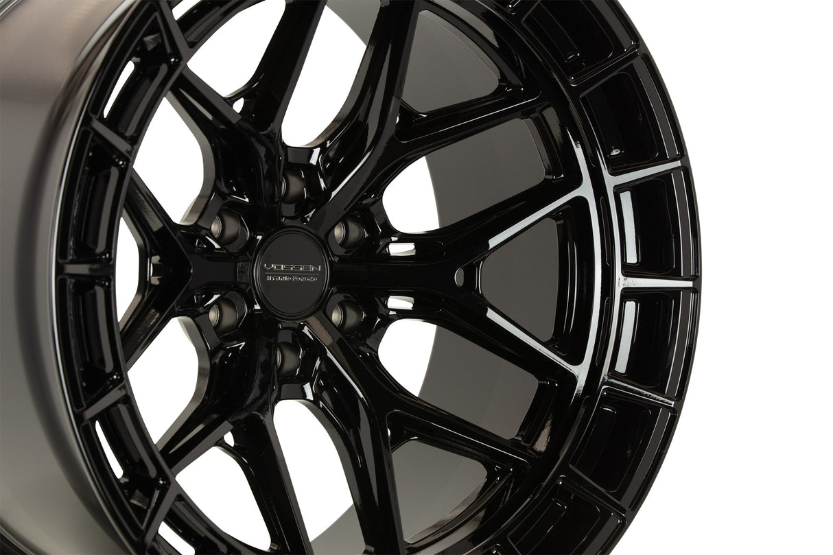 22" Vossen HFX1 Gloss Black 22x12 Concave Wheels Rims Fits Ford Bronco Raptor