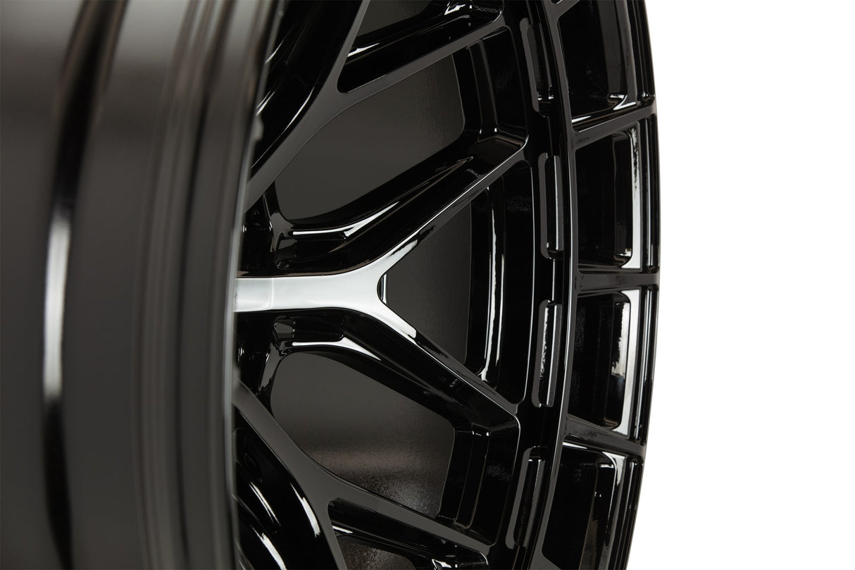 22" Vossen HFX1 Gloss Black 22x12 Concave Wheels Rims Fits Ford F150 2021 and Up