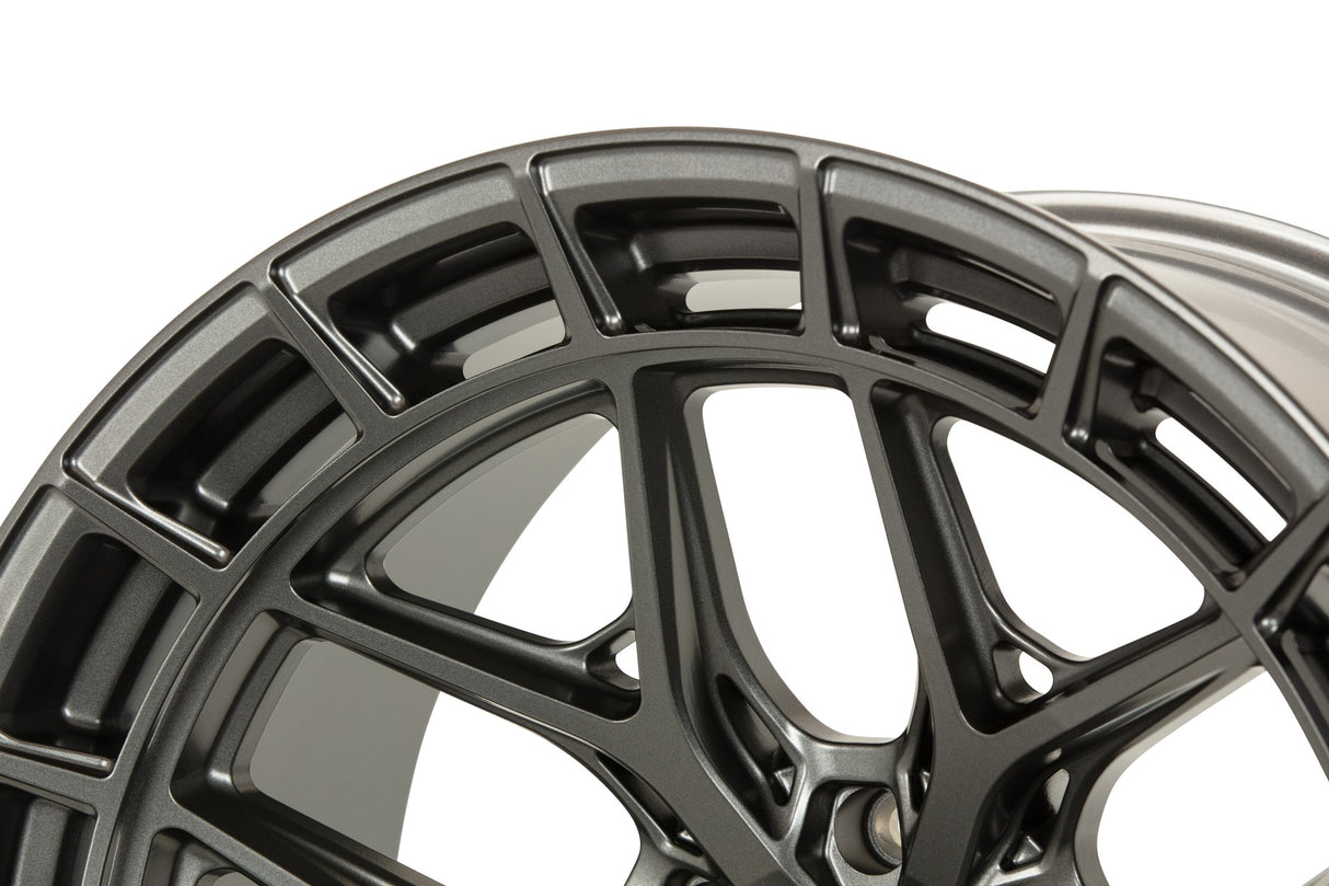 22" Vossen HFX1 Matte Gunmetal 22x12 Concave Wheels Fits Ford F150 2021 and Up