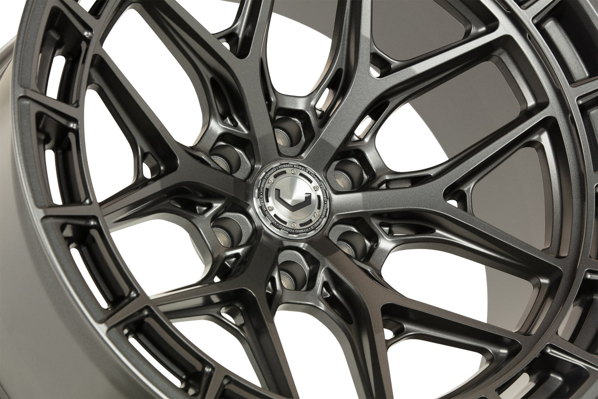 22" Vossen HFX1 Matte Gunmetal 22x12 Concave Wheels Rims Fits RAM 1500 TRX