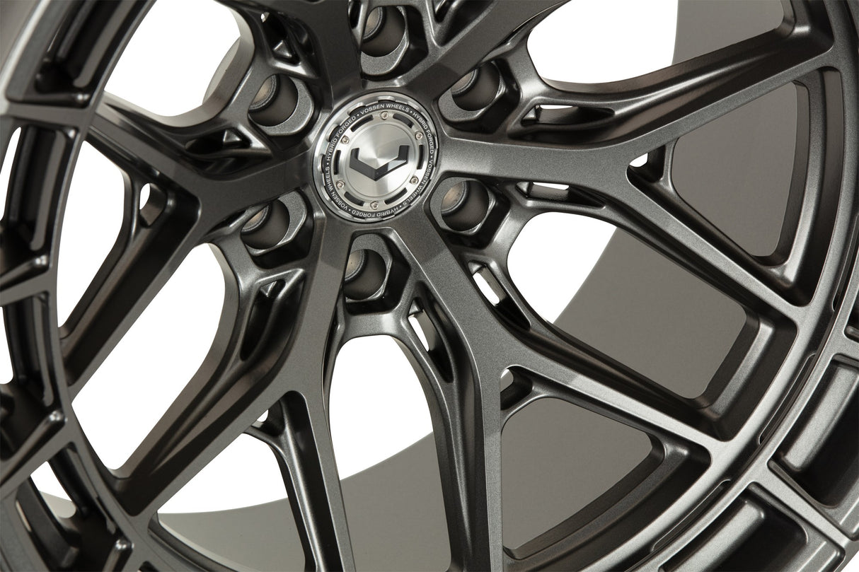 22" Vossen HFX1 Matte Gunmetal 22x12 Concave Wheels Fits Ford F150 2015-2020