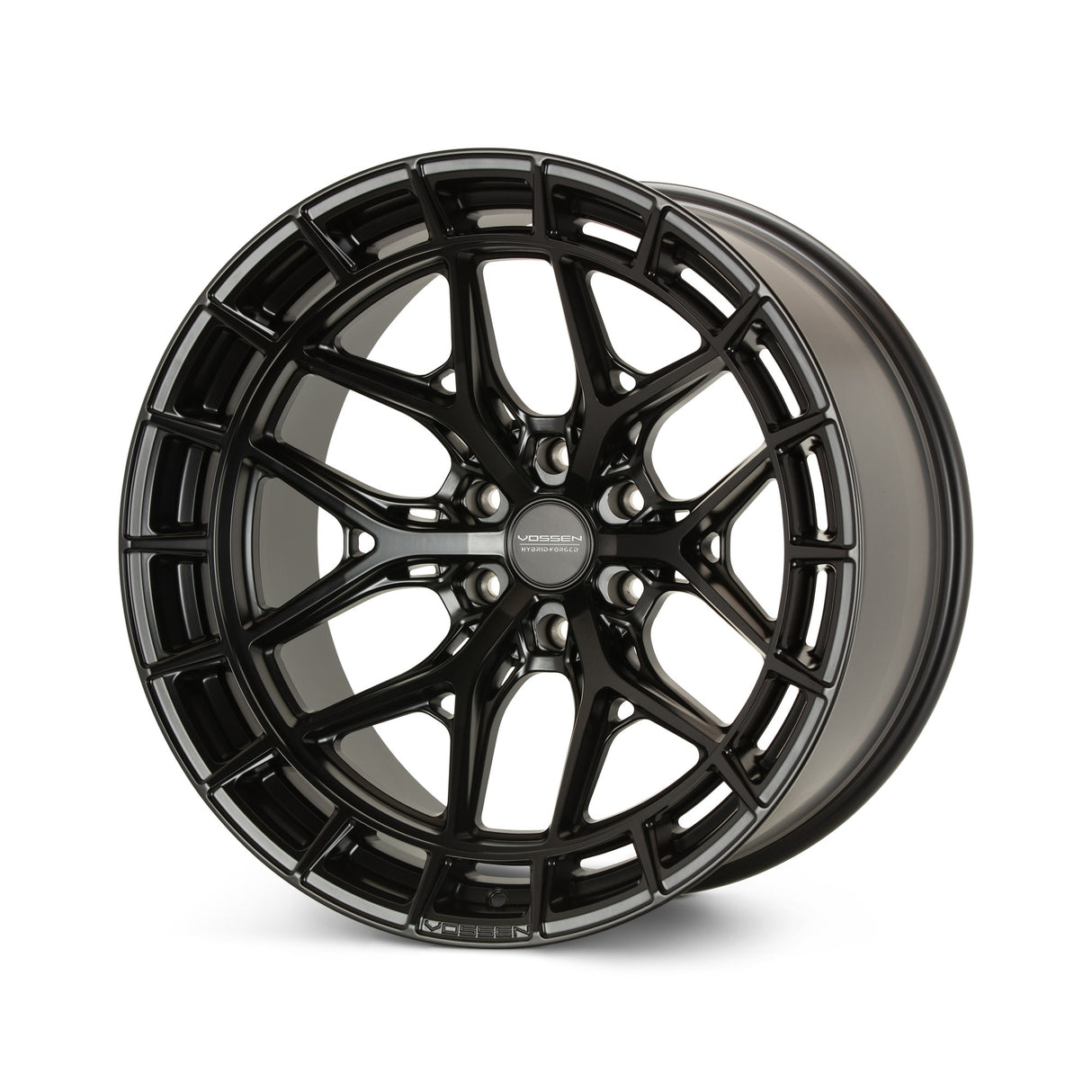 22" Vossen HFX1 Satin Black 22x12 Concave Wheels Rims Fits RAM 1500 TRX