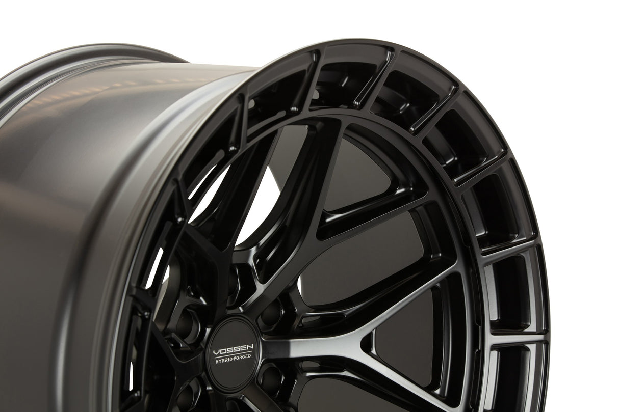 22" Vossen HFX1 Satin Black 22x12 Concave Wheels Rims Fits Ford F150 2015-2020