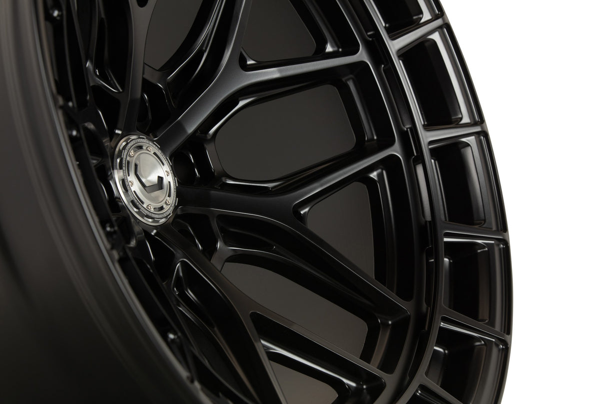 22" Vossen HFX1 Satin Black 22x12 Concave Wheels Rims Fits Ford Bronco Raptor
