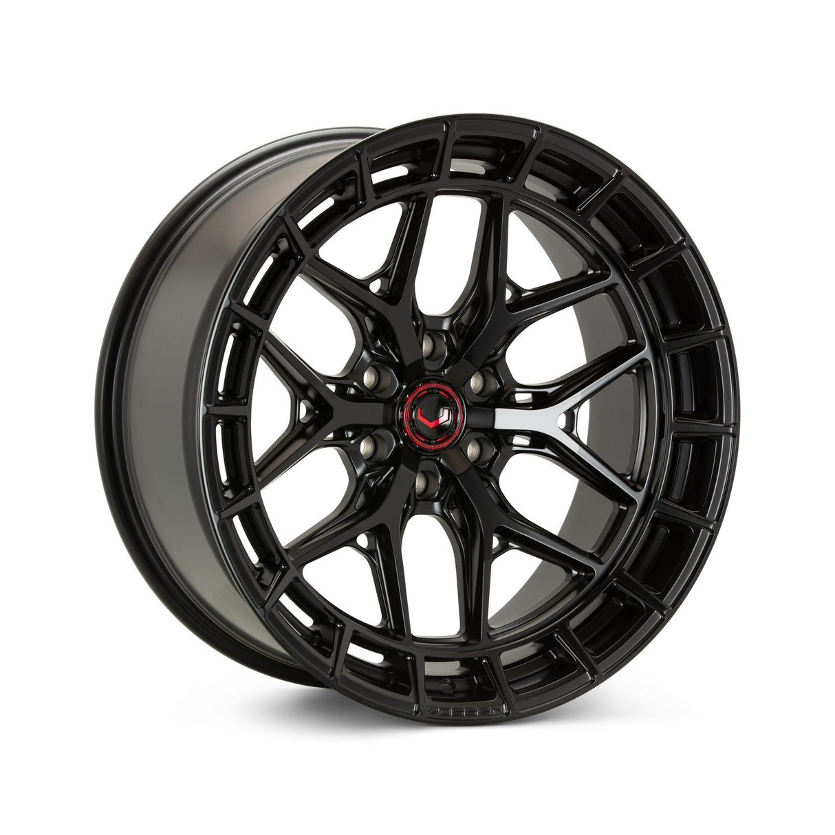 22" Vossen HFX1 Satin Black 22x9.5 Concave Wheels Rims Fits Chevrolet Tahoe