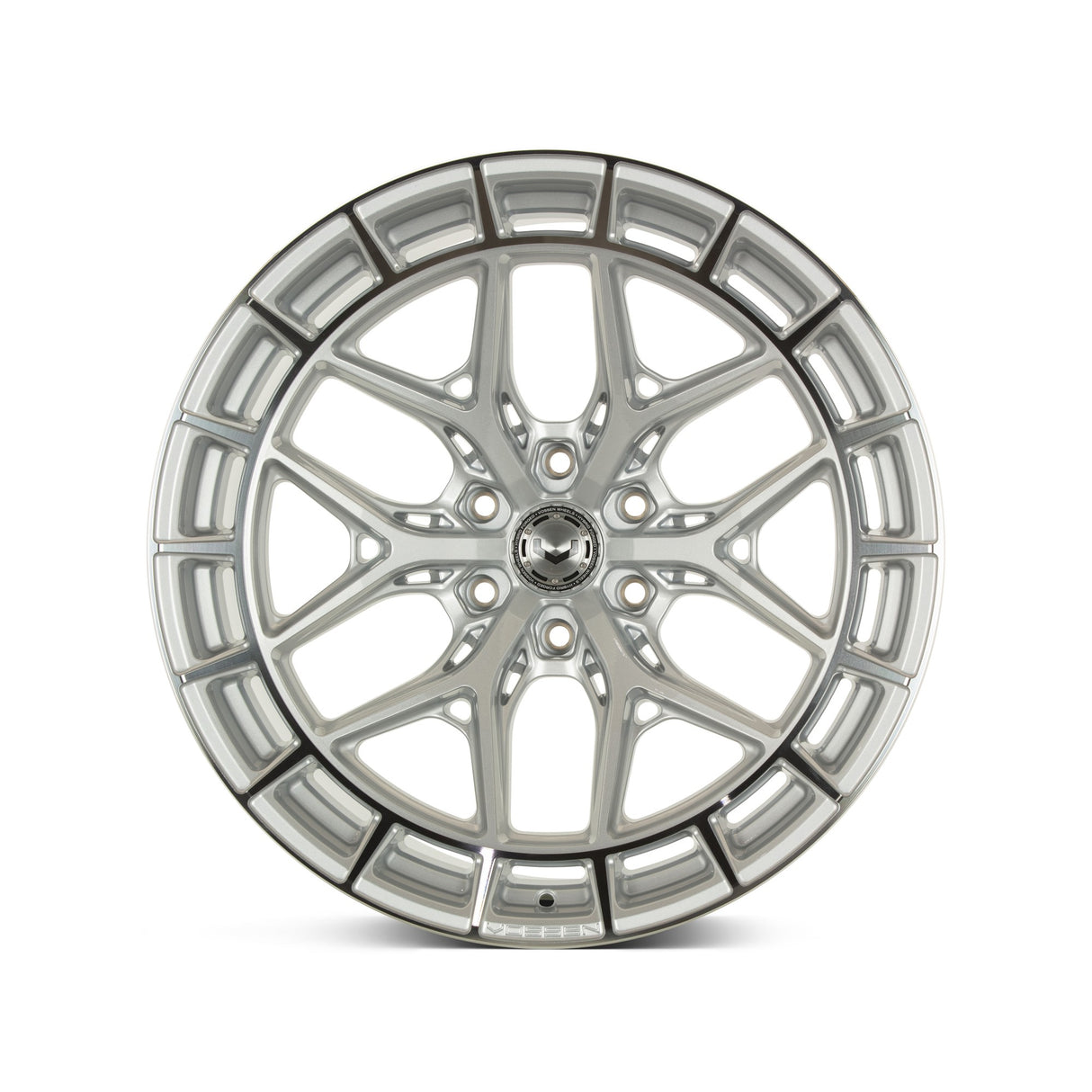 22" Vossen HFX1 Silver Polished 22x12 Concave Wheels Fits Ford F150 2021 and Up