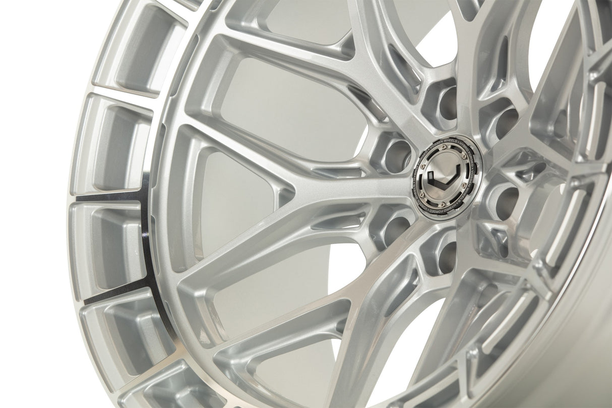 22" Vossen HFX1 Silver Polished 22x12 Concave Wheels Fits Ford F150 2021 and Up