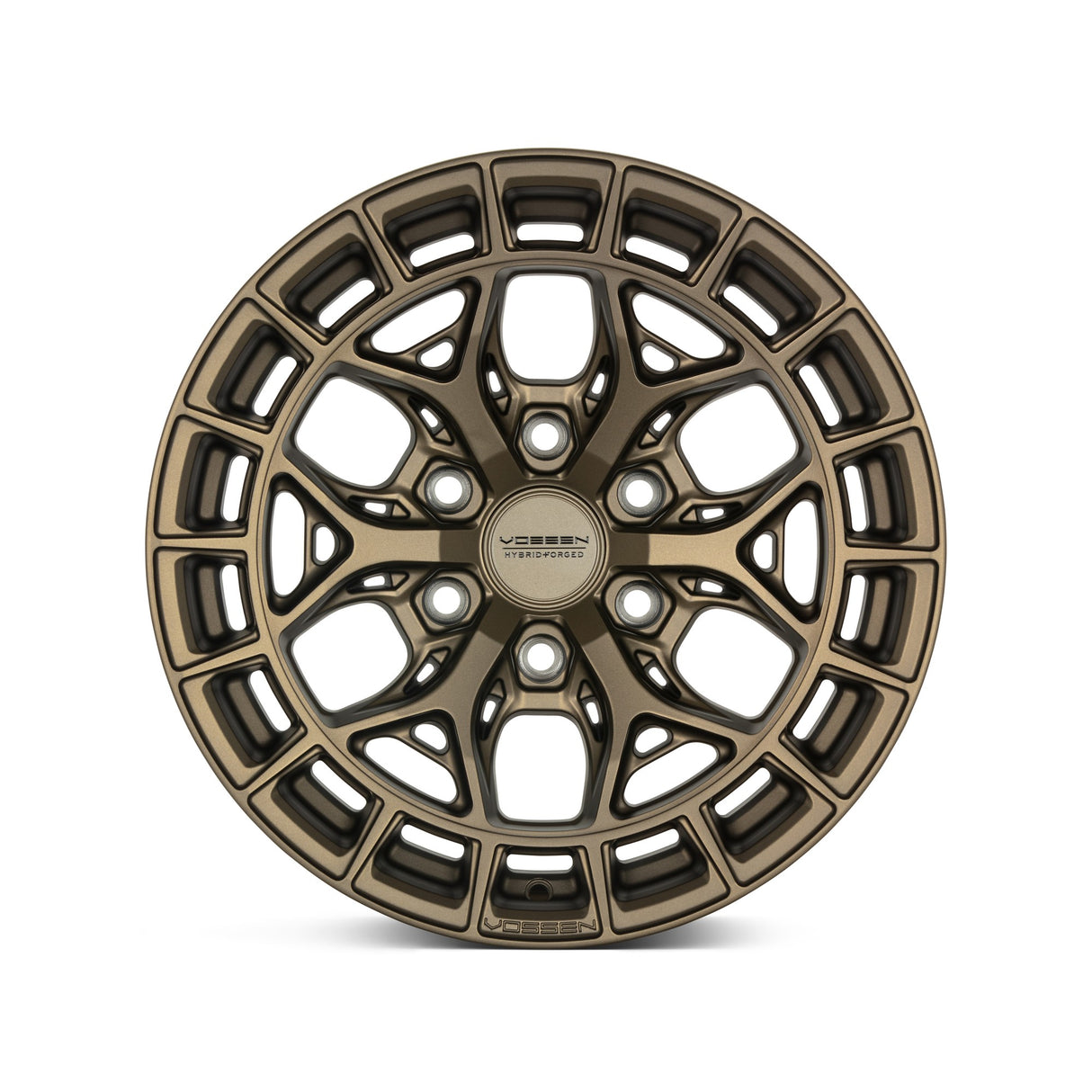 17" Vossen HFX1 Terra Bronze 17x9 Concave Wheels Rims Fits Ford Bronco