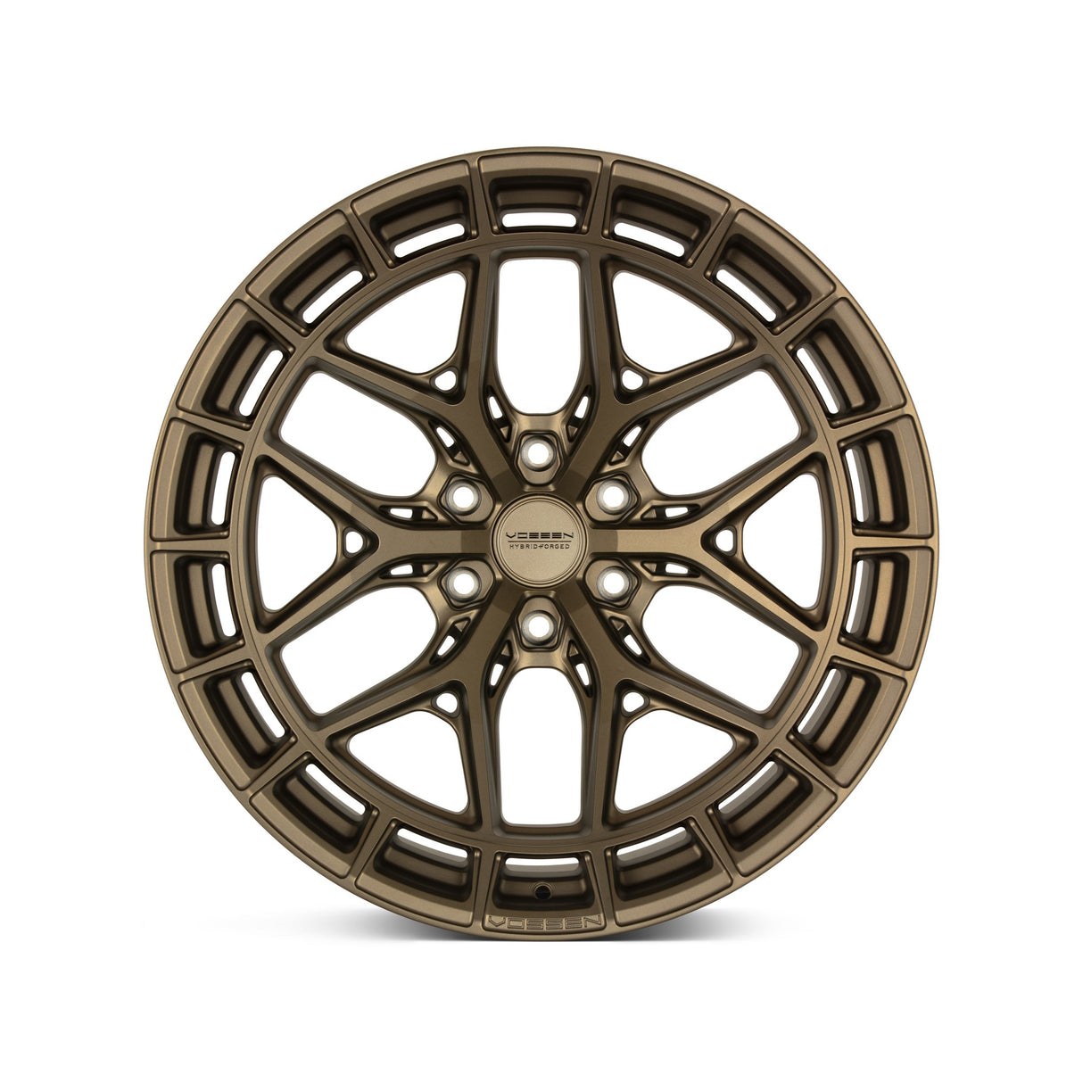 22" Vossen HFX1 Terra Bronze 22x12 Concave Wheels Rims Fits Ford F150 2015-2020