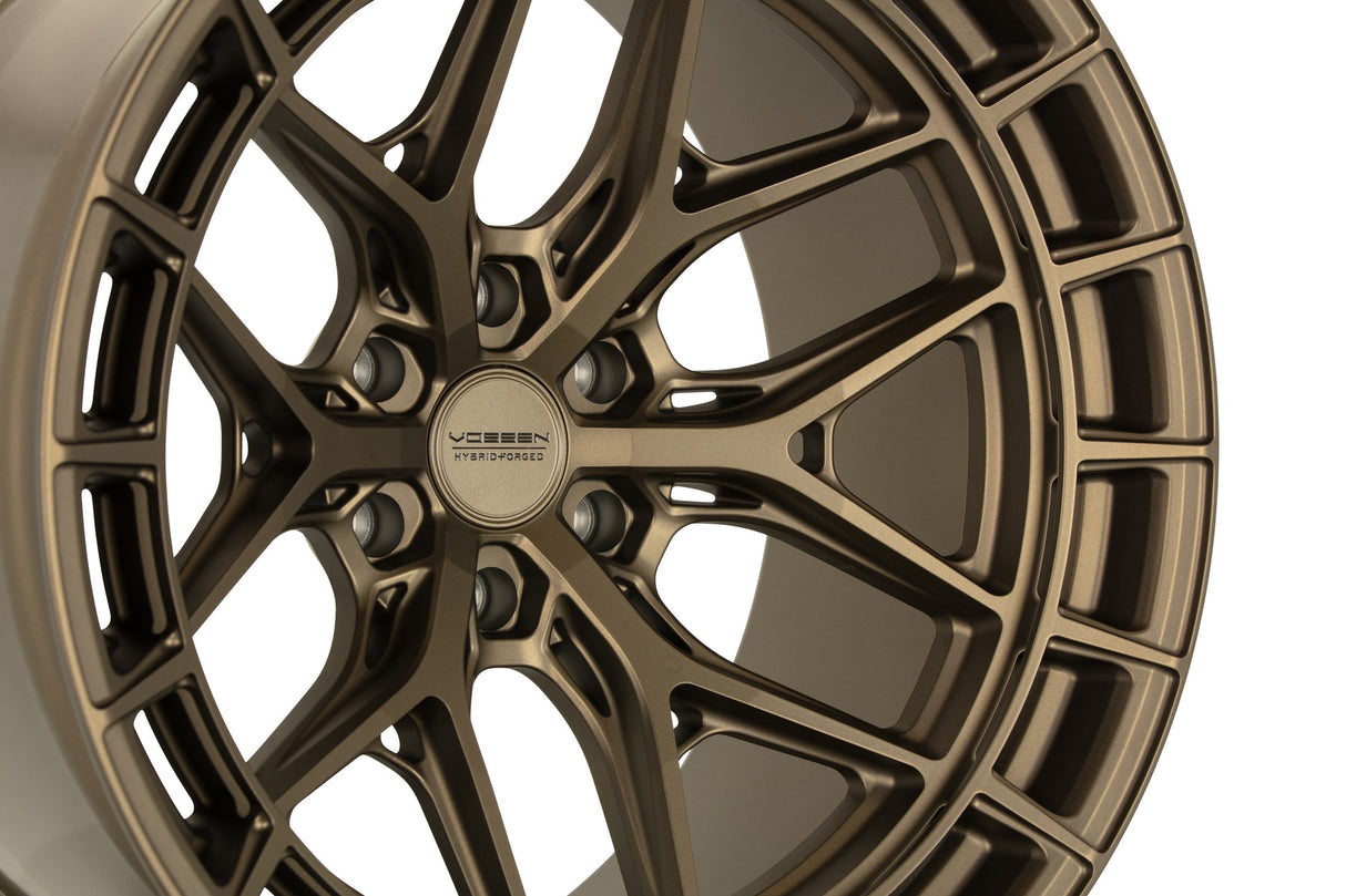 22" Vossen HFX1 Terra Bronze 22x12 Concave Wheels Rims Fits RAM 1500 TRX