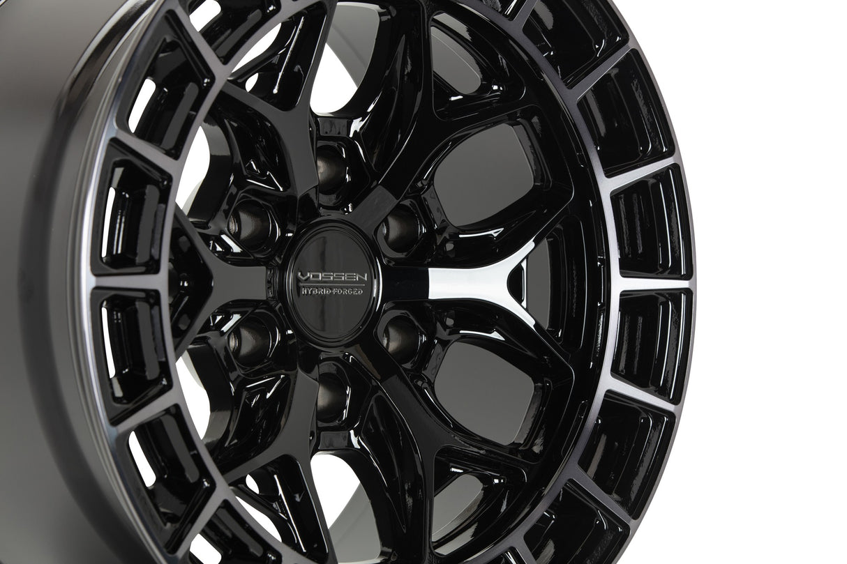 17" Vossen HFX1 Tinted Gloss Black 17x9 Wheels Fits Toyota Tacoma 3rd Gen