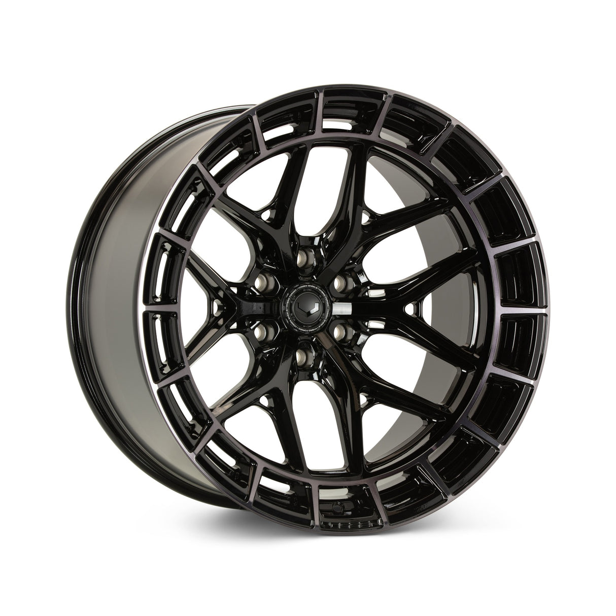 22" Vossen HFX1 Tinted Gloss Black 22x12 Concave Wheels Fits Ford F150 2015-2020