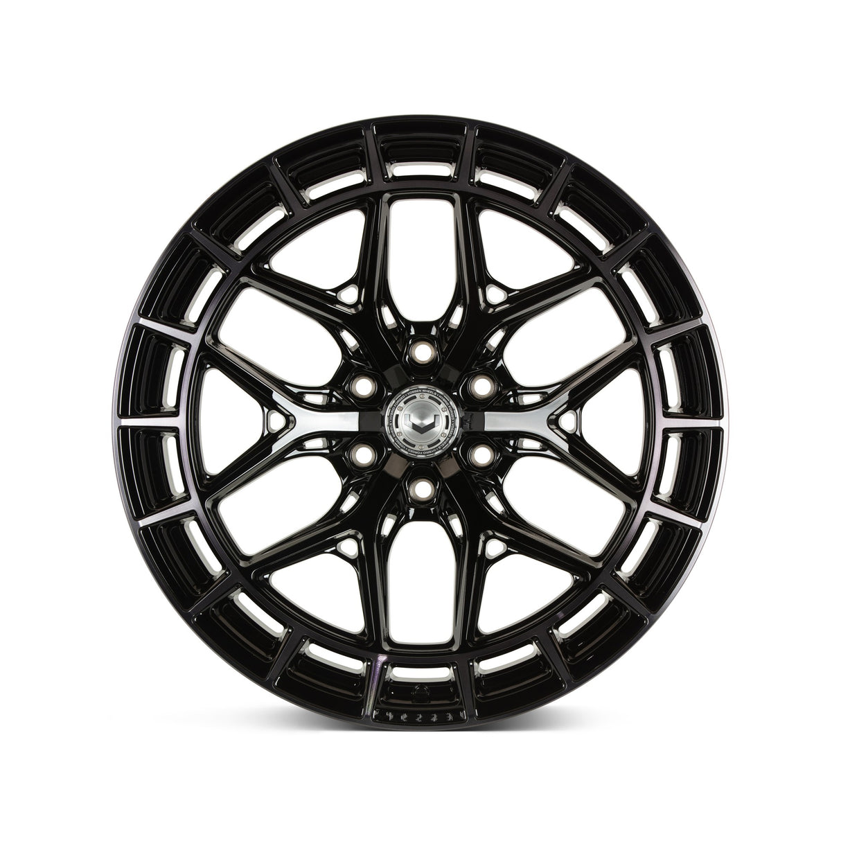 20" Vossen HFX1 Tinted Gloss Black 20x9 Concave Wheels Rims Fits GMC Sierra