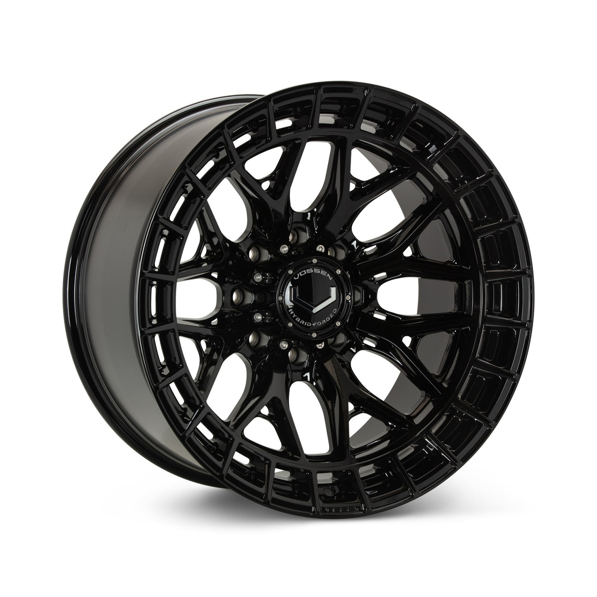 22" Vossen HFX1 Gloss Black 22x12 Wheels Fits Chevy Silverado 2500HD 3500HD