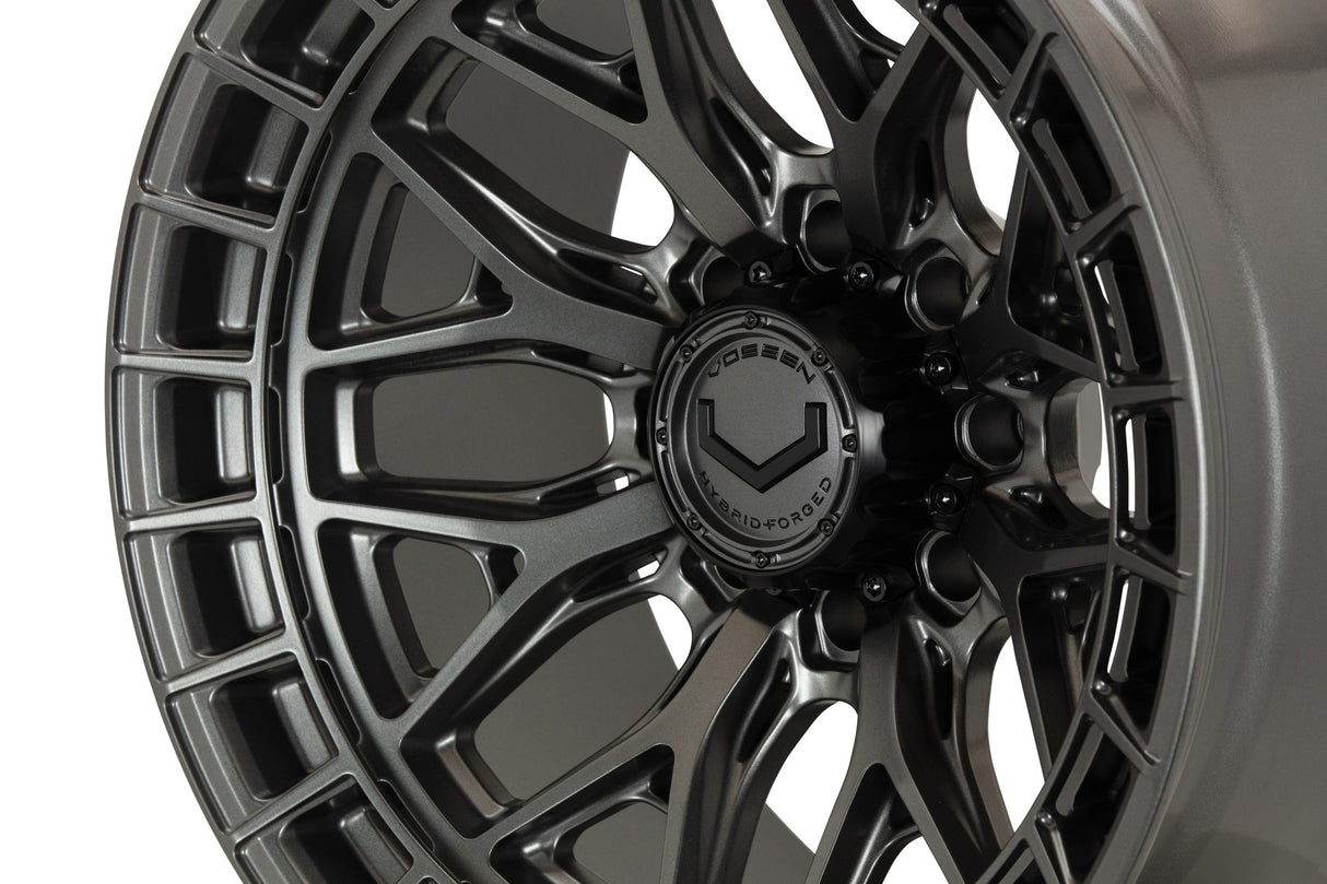 24" Vossen HFX1 Matte Gunmetal 24x12 Concave Wheels Rims Fits RAM 2500 3500
