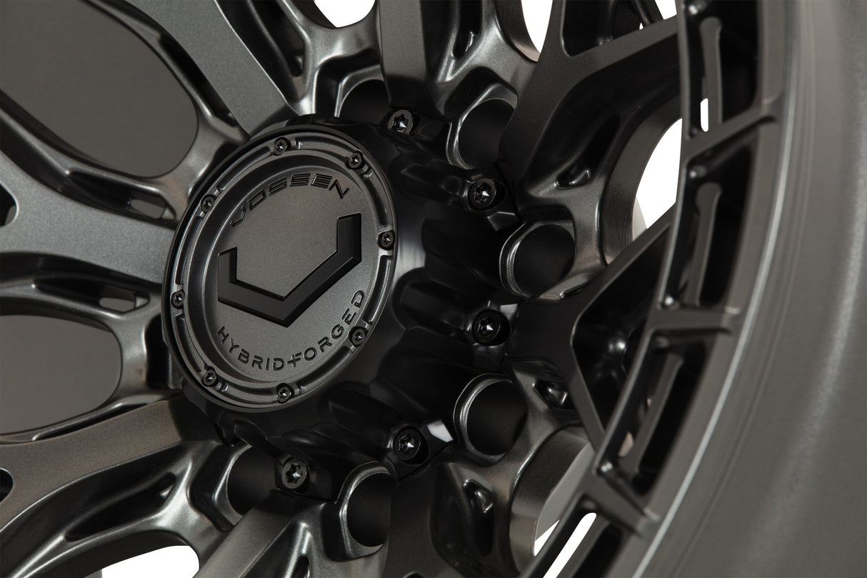 18" Vossen HFX1 Matte Gunmetal 18x9 Concave Wheels Fits GMC Sierra HD 2001-2010