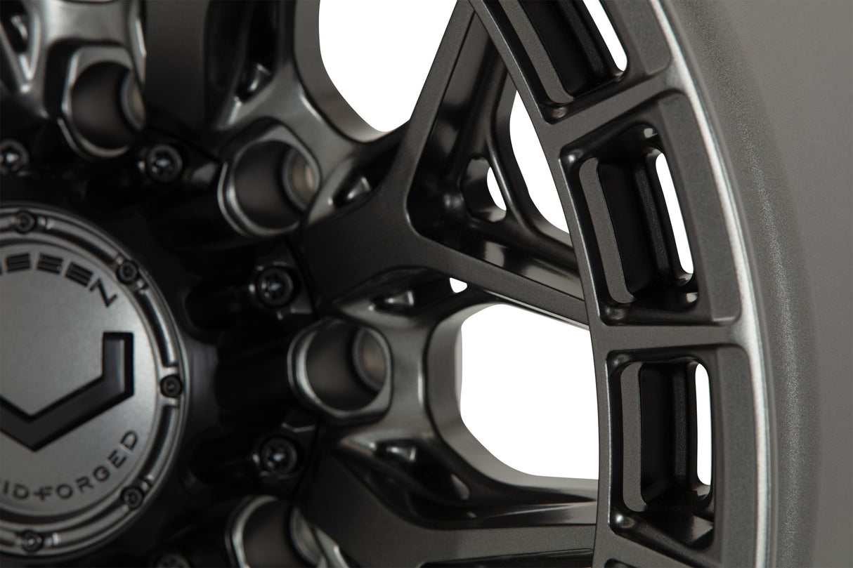 18" Vossen HFX1 Matte Gunmetal 18x9 Concave Wheels Fits GMC Sierra HD 2001-2010