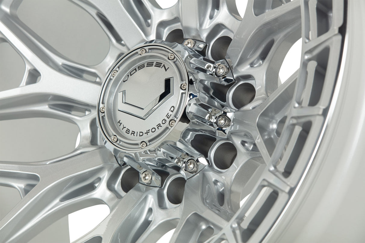 22" Vossen HFX1 Silver Polished 22x10 Wheels Fits GMC Sierra HD 2001-2010