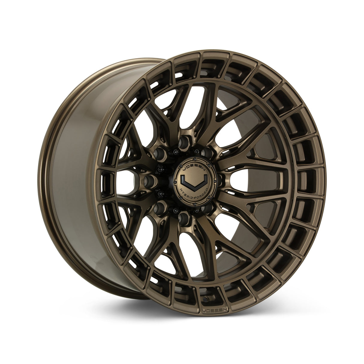 20" Vossen HFX1 Terra Bronze 20x9 Concave Wheels Fits GMC Sierra HD 2001-2010