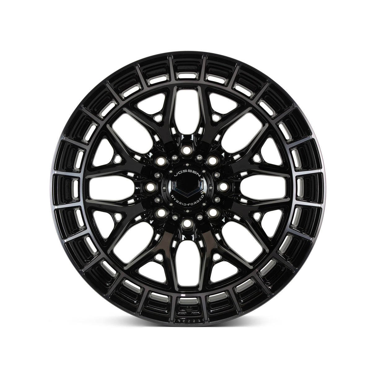 24" Vossen HFX1 Tinted Gloss Black 24x12 Concave Wheels Fits Dodge Ram 2500 3500