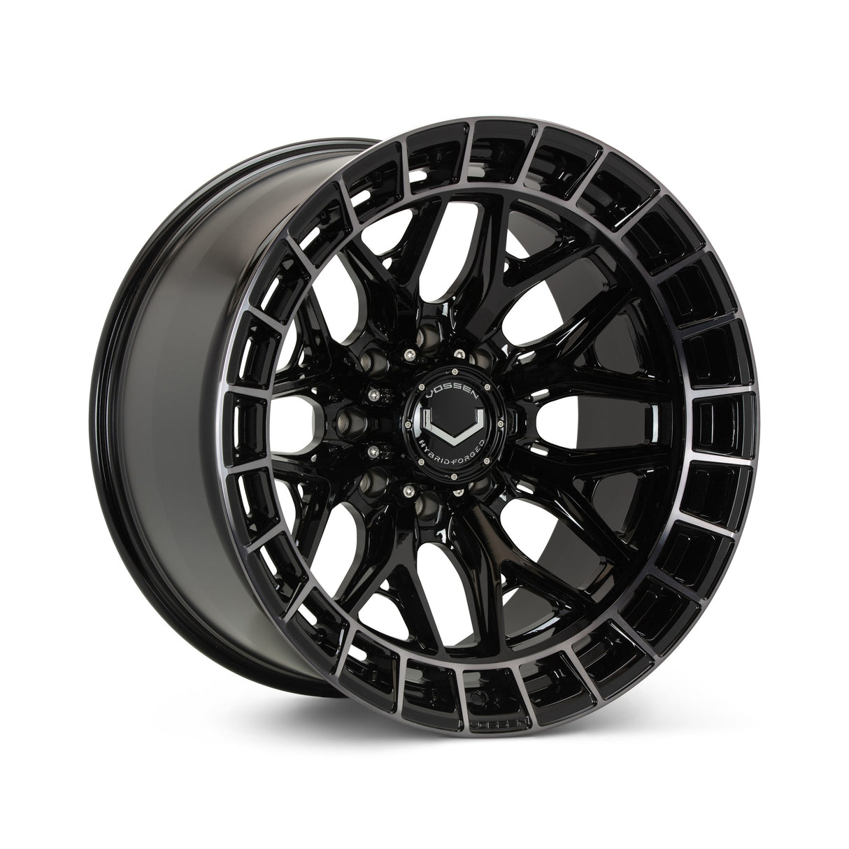 22" Vossen HFX1 Tinted Gloss Black 22x10 Concave Wheels Fits Dodge Ram 2500 3500