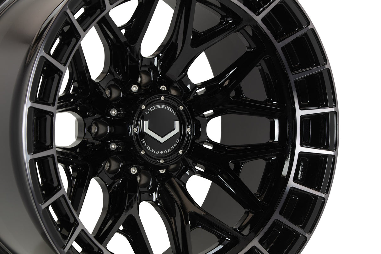 22" Vossen HFX1 Tinted Gloss Black 22x12 Wheels Fits GMC Sierra 2500HD 3500HD