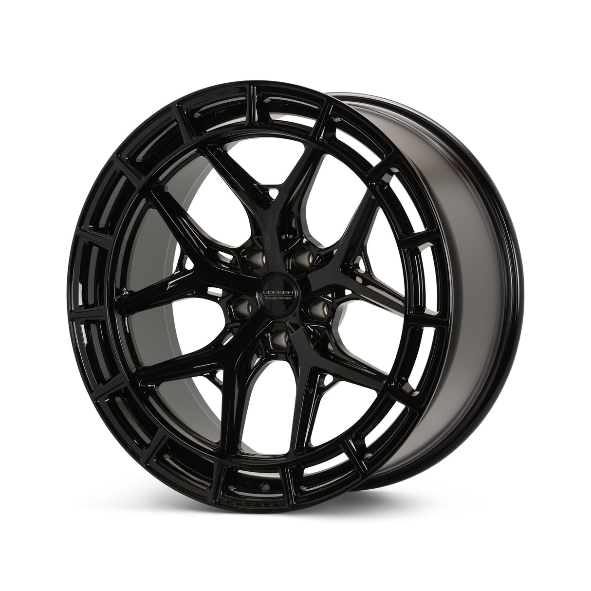 20" Vossen HFX1 Gloss Black 20x9 Concave Wheels Rims Fits Audi D3 A8 Quattro