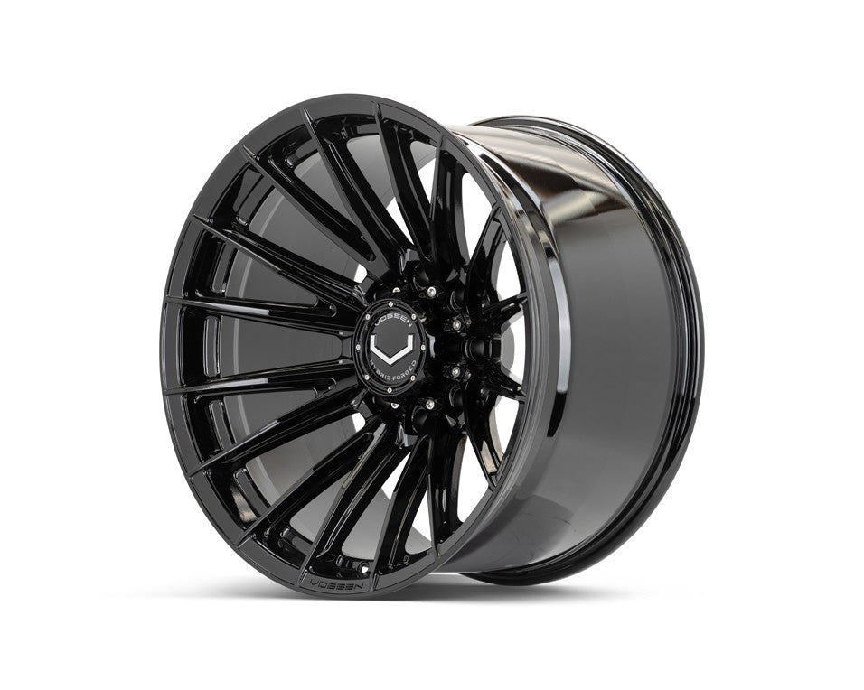20" Vossen HFX2 Gloss Black 20x9 Concave Wheels Fits Ford F250 F350 Super Duty