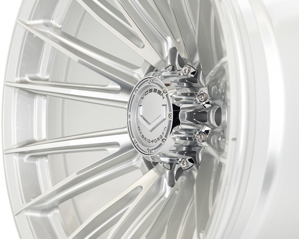 20" Vossen HFX2 Silver Polished 20x10 Wheels Fits Chevy Silverado HD 2001-2010