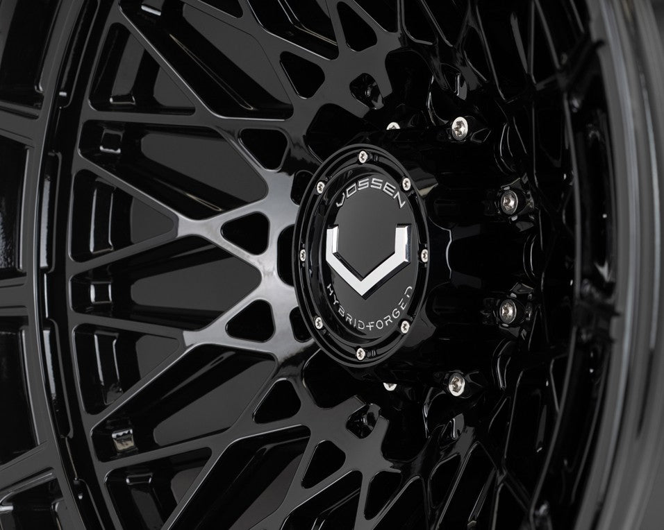 24" Vossen HFX3 Gloss Black 24x12 Concave Wheels Fits Ford F250 F350 Super Duty
