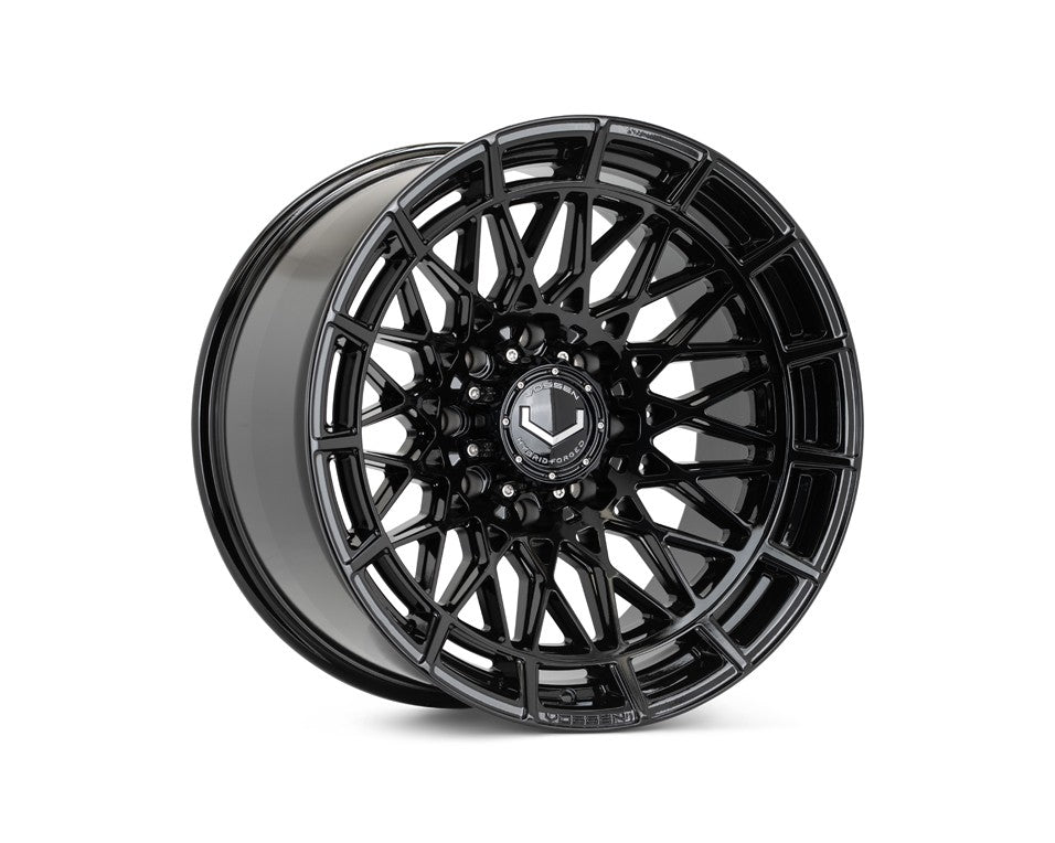 20" Vossen HFX3 Gloss Black 20x9 Wheels Fits Chevy Silverado HD 2001-2010