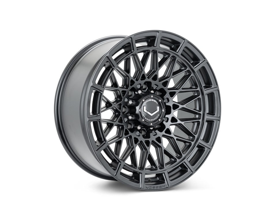 20" Vossen HFX3 Satin Black 20x10 Wheels Fits Chevy Silverado HD 2001-2010
