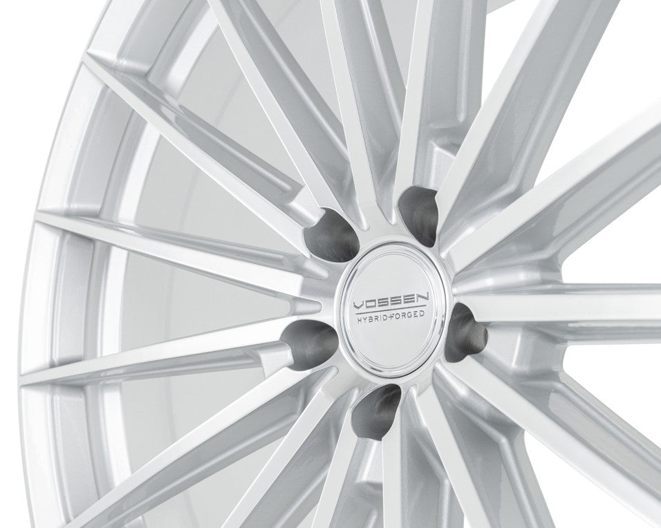 19" Vossen HFX4 Silver Polished 19x8.5 19x9.5 Concave Wheels Fits Lexus IS F