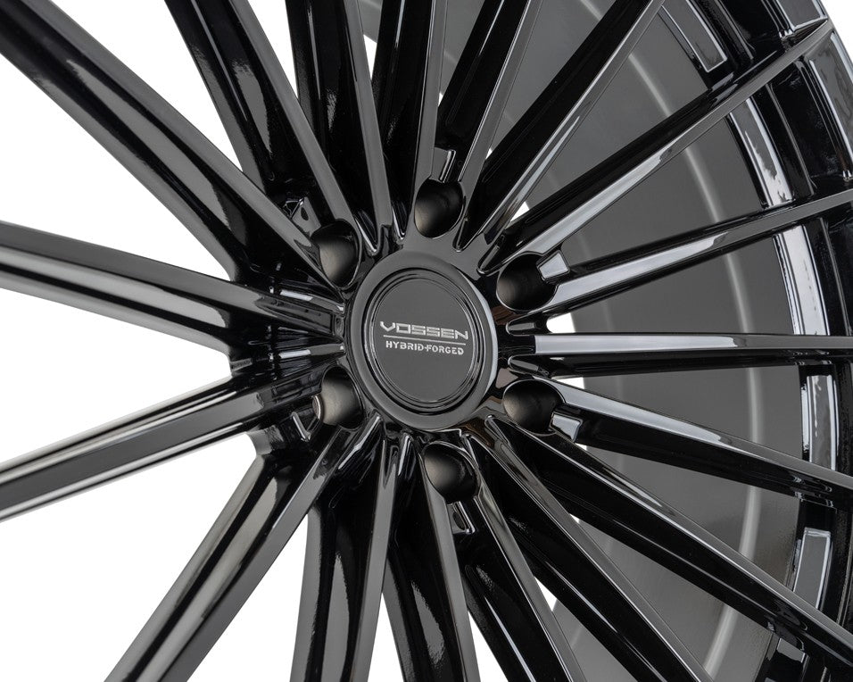 20" Vossen HFX4 Gloss Black 20x10 Concave Wheels Rims Fits Ford F150 2015-2020